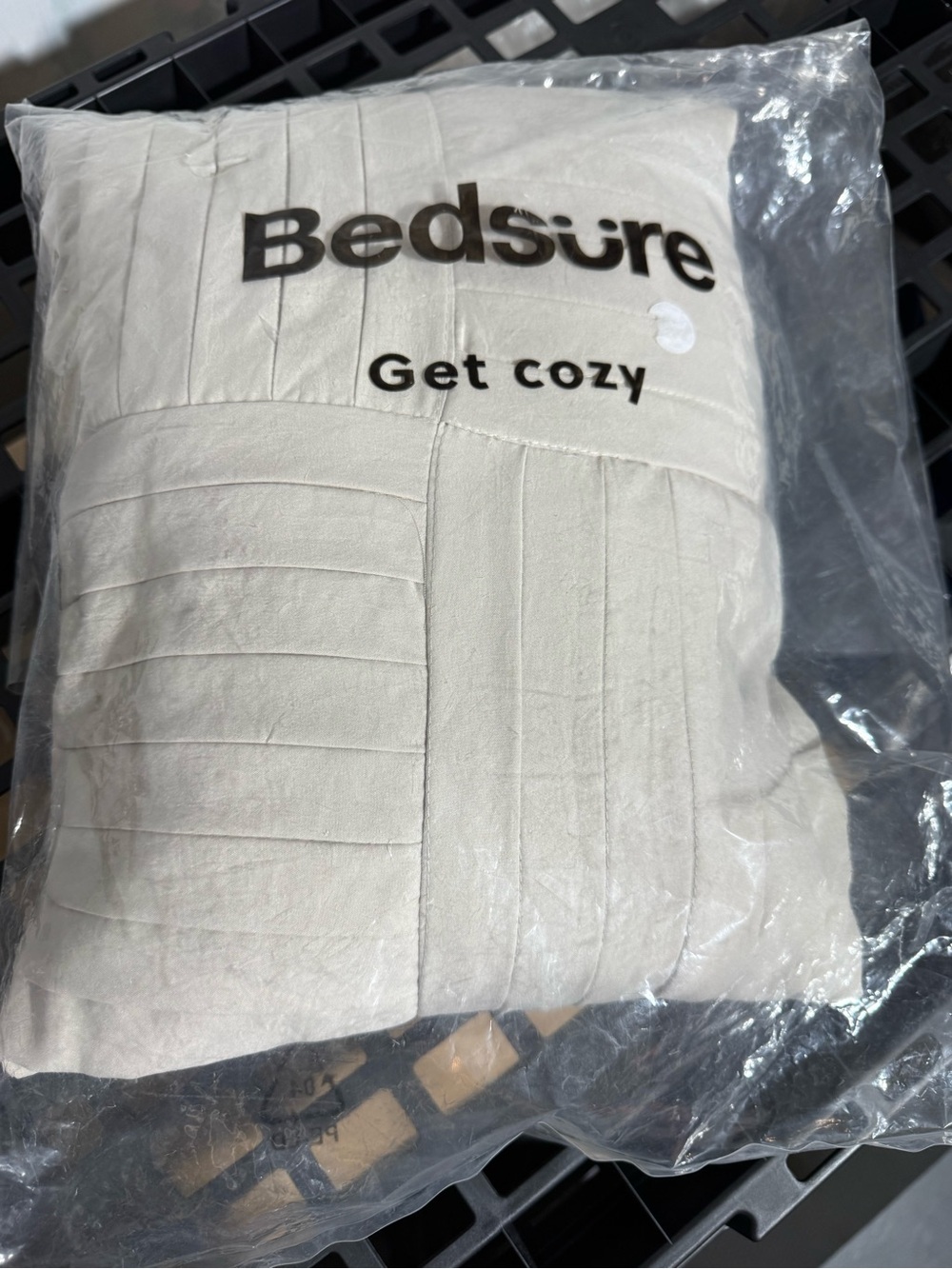 Bedsure Cozy Decorative Pillow - Cream
